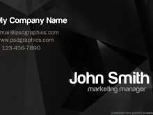14 Free Download Stylish Dark Business Card Template For Free with Download Stylish Dark Business Card Template