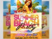 14 Free Printable Beach Party Flyer Template in Photoshop with Beach Party Flyer Template