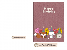 14 Free Printable Birthday Card Templates Pdf Formating by Birthday Card Templates Pdf