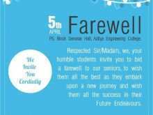 14 Free Printable Farewell Card Templates Examples With Stunning Design for Farewell Card Templates Examples