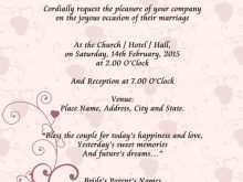 14 Free Printable Invitation Card Marriage Sample With Stunning Design by Invitation Card Marriage Sample