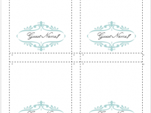 14 Free Printable Word Place Card Template Free For Free for Word Place Card Template Free