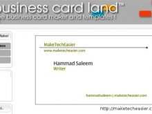 14 How To Create Create A Business Card Template Online in Word for Create A Business Card Template Online