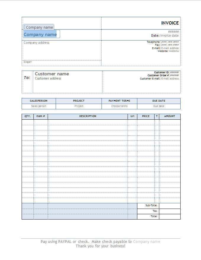 14 How To Create Service Company Invoice Template Formating by Service Company Invoice Template