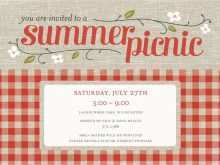 14 Online Blank Picnic Flyer Template With Stunning Design for Blank Picnic Flyer Template