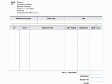 Media Freelance Invoice Template