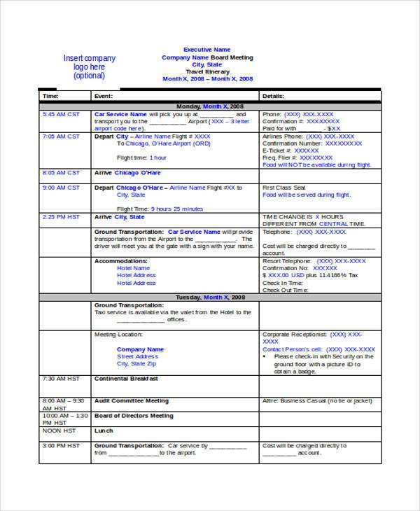 14 Online Travel Itinerary Template Numbers Templates with Travel Itinerary Template Numbers