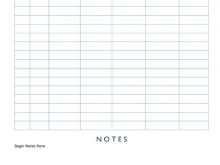 5 Day Class Schedule Template