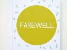14 Printable Free Farewell Greeting Card Templates Now by Free Farewell Greeting Card Templates