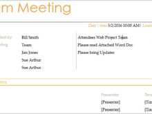 14 Printable Meeting Agenda Calendar Template in Word by Meeting Agenda Calendar Template