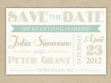14 Printable Save The Date Card Template For Word Maker for Save The Date Card Template For Word