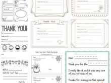 14 Printable Thank You Card Template Kindergarten Maker with Thank You Card Template Kindergarten