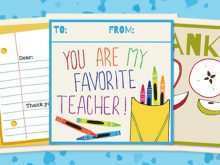 Thank You Card Templates For Teachers