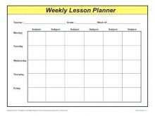 14 Report Primary School Weekly Planner Template Download by Primary School Weekly Planner Template