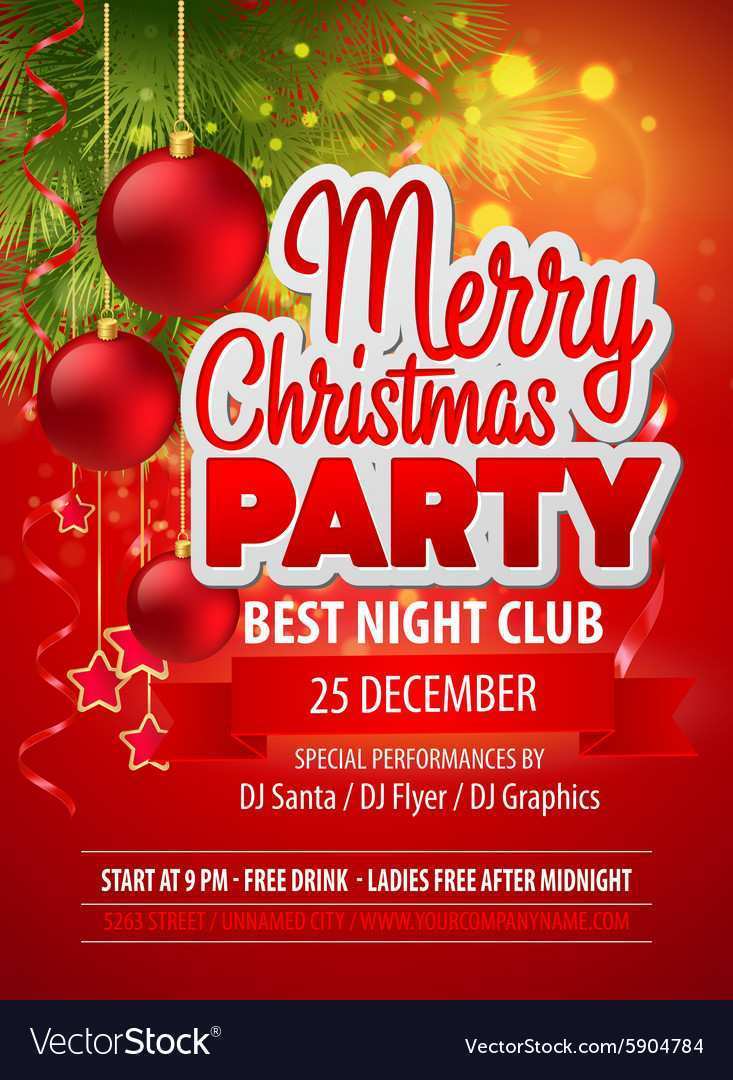 14 Standard Christmas Party Flyer Templates Now with Christmas Party Flyer Templates