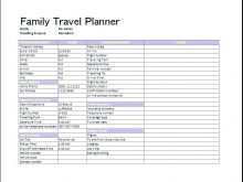 14 Standard Daily Travel Itinerary Template Excel in Word by Daily Travel Itinerary Template Excel