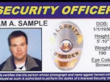 14 The Best Security Guard Id Card Template in Word with Security Guard Id Card Template