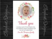 14 The Best Thank You Card Template Baptism in Word by Thank You Card Template Baptism