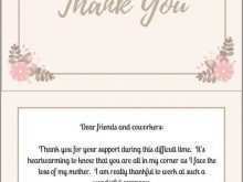 14 The Best Thank You Card Templates For Funeral For Free by Thank You Card Templates For Funeral