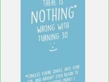 14 Visiting 30Th Birthday Card Template Download for 30Th Birthday Card Template