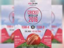 14 Visiting Cricket Flyer Template For Free by Cricket Flyer Template