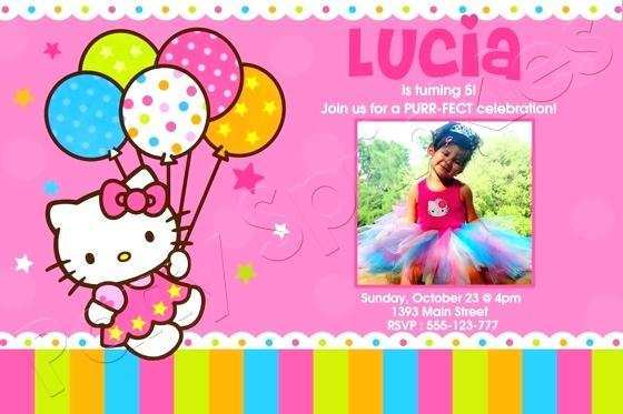 15 Best Birthday Invitation Card Template Hello Kitty Formating with Birthday Invitation Card Template Hello Kitty