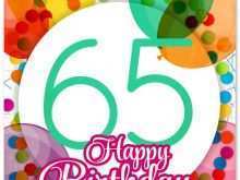 15 Blank 65 Birthday Card Template PSD File for 65 Birthday Card Template