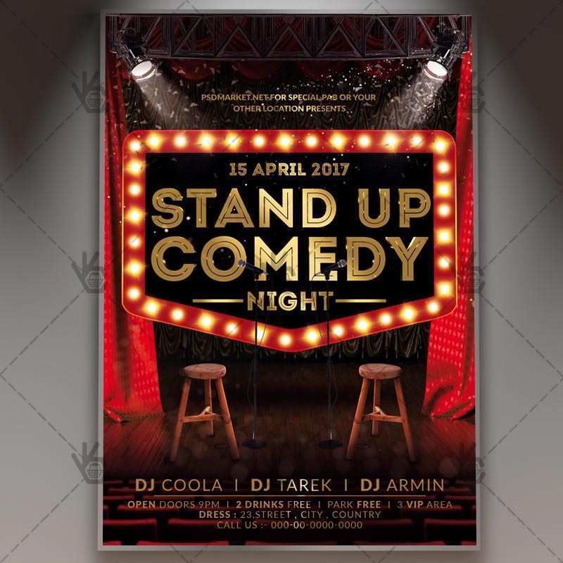 15 Create Stand Up Comedy Flyer Templates Photo by Stand Up Comedy Flyer Templates