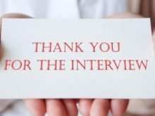 15 Create Thank You Card Template Interview Now for Thank You Card Template Interview