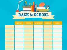 15 Creating Back To School Schedule Template in Photoshop by Back To School Schedule Template