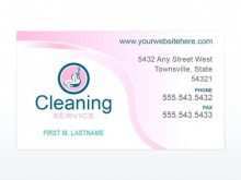 15 Creating Business Card Template House Cleaning Download by Business Card Template House Cleaning