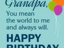 15 Creative Birthday Card Template For Grandpa PSD File by Birthday Card Template For Grandpa
