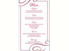 15 Creative Menu Card Template In Word With Stunning Design for Menu Card Template In Word