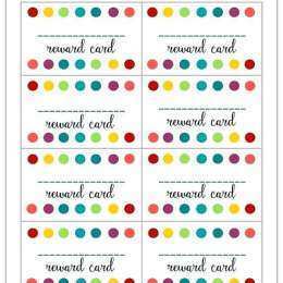 15 Creative Punch Card Template For Word Now for Punch Card Template For Word