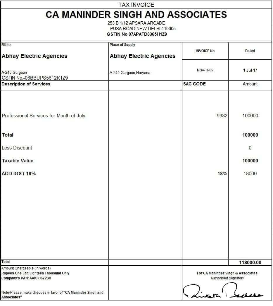 15 Creative Tax Invoice Template Gst in Word for Tax Invoice Template Gst