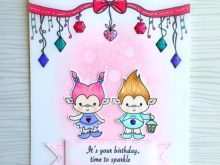 15 Creative Trolls Birthday Card Template For Free for Trolls Birthday Card Template