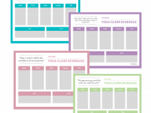15 Creative Yoga Class Schedule Template Now for Yoga Class Schedule Template