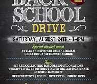 15 Customize Back To School Drive Flyer Template Now with Back To School Drive Flyer Template