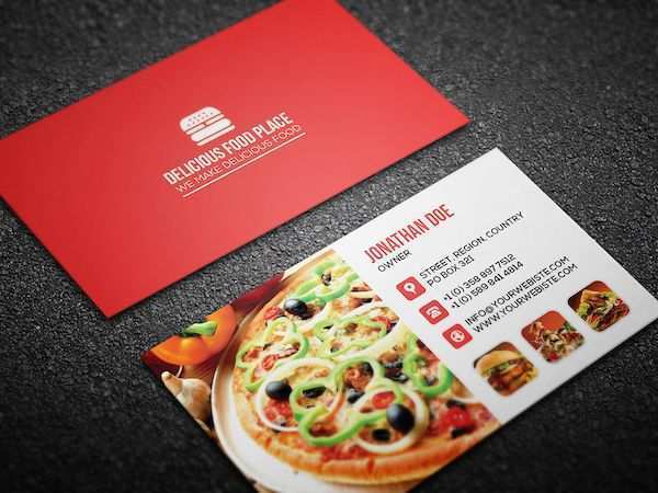 15 Customize Business Card Template Restaurant Templates by Business Card Template Restaurant