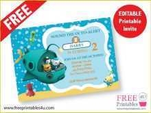 15 Customize Octonauts Birthday Card Template for Ms Word by Octonauts Birthday Card Template
