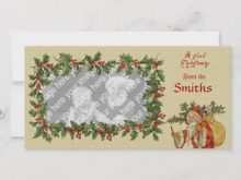 Victorian Christmas Card Templates