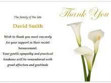 15 Format Memorial Thank You Card Template in Photoshop by Memorial Thank You Card Template