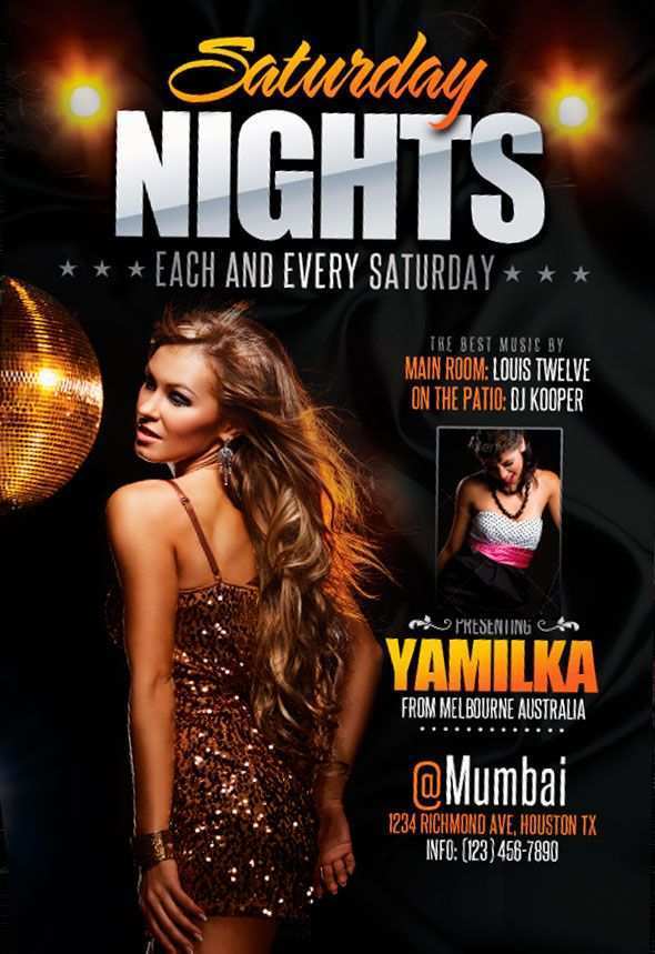 15 Format Nightclub Flyers Templates Layouts with Nightclub Flyers Templates