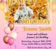 15 Free Birthday Invitation Card Template With Photo for Ms Word with Birthday Invitation Card Template With Photo