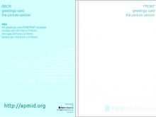 Blank Greeting Card Template Free Download