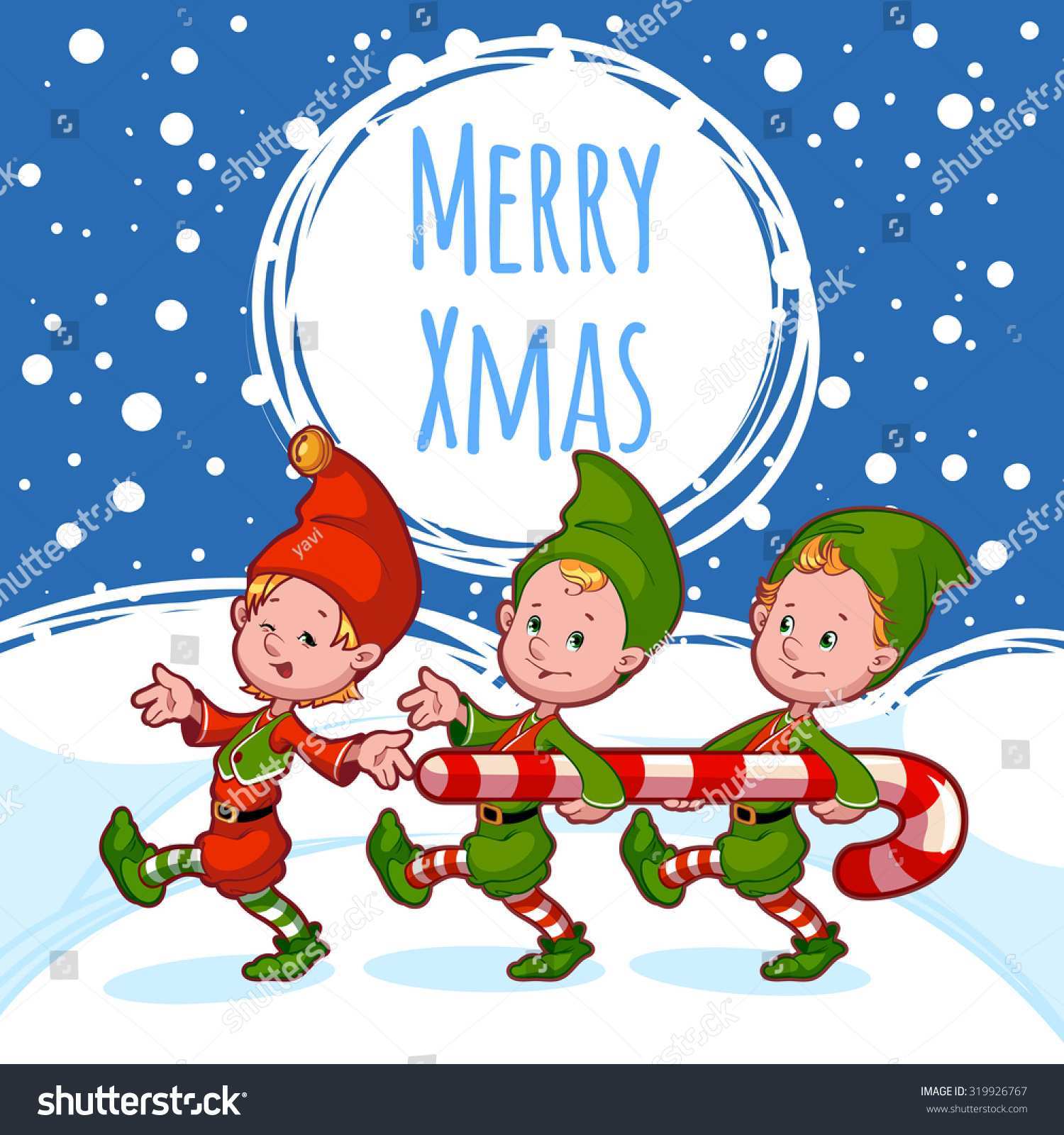 15 Free Christmas Card Template Elf Formating for Christmas Card Template Elf