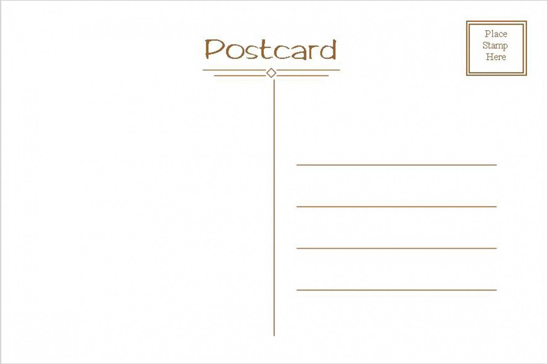15 Free Printable Postcard Template Download Microsoft Word in Photoshop by Postcard Template Download Microsoft Word