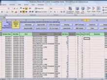 Production Schedule Template For Manufacturing