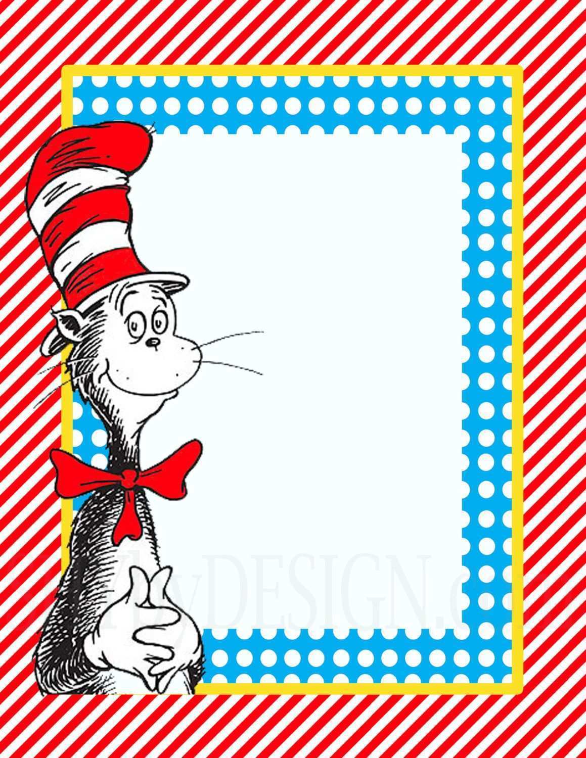 15 Printable Dr Seuss Flyer Template Photo for Dr Seuss Flyer Template