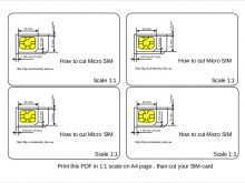 15 Printable Micro Sim Card Cut Template Layouts with Micro Sim Card Cut Template